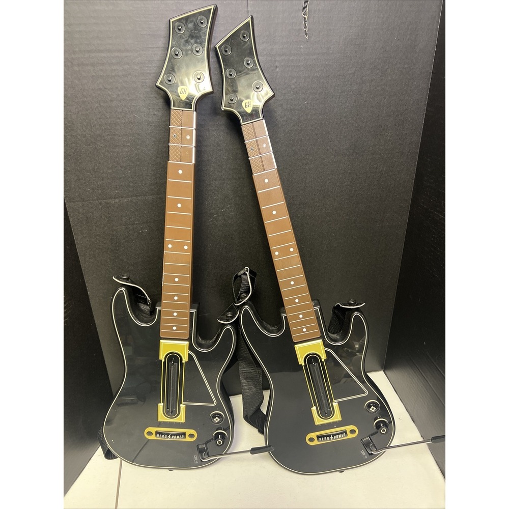 2 Guitar Hero Live Power Guitars CE0700 Untested